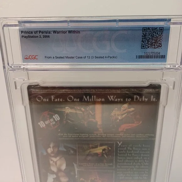 Prince of Persia 2 Warrior Within Greatest Hits CGC Graded 10 A++ Perfect 10